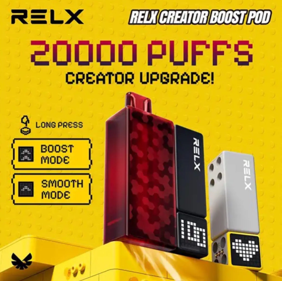 Relx Creator Boost 20000 Puffs Replacement Pods