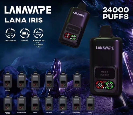 Lannavape Lana Iris 24000 Puffs Disposable Vape