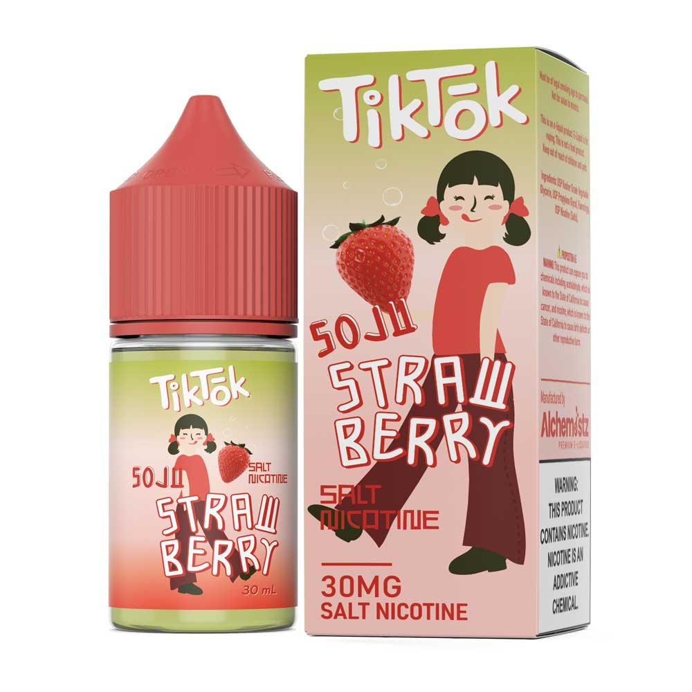 SaltNic -TikTok E-Liquid-Soju Strawberry-30mg