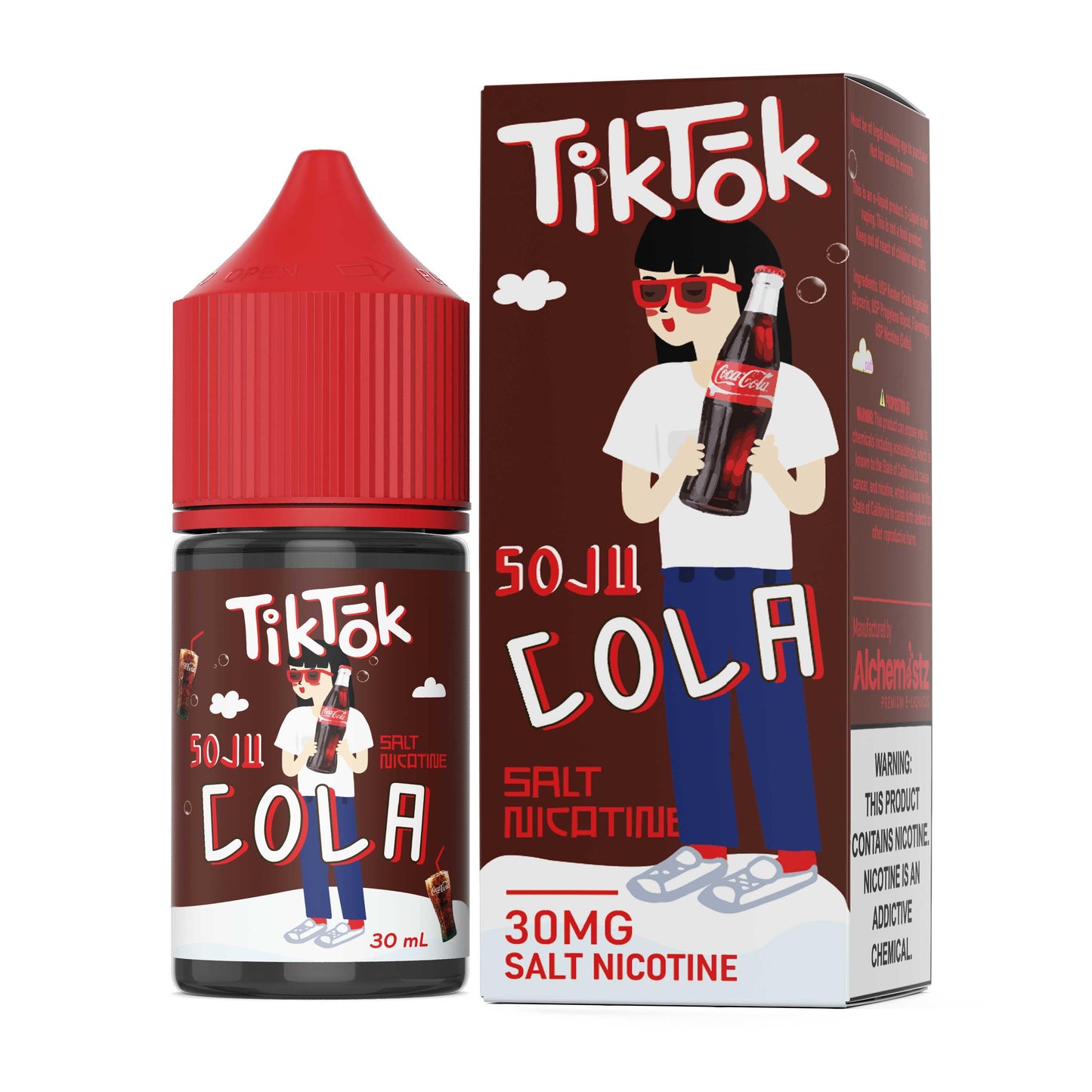 SaltNic - TikTok-TikTok E-Liquid-Soju Cola-30mg