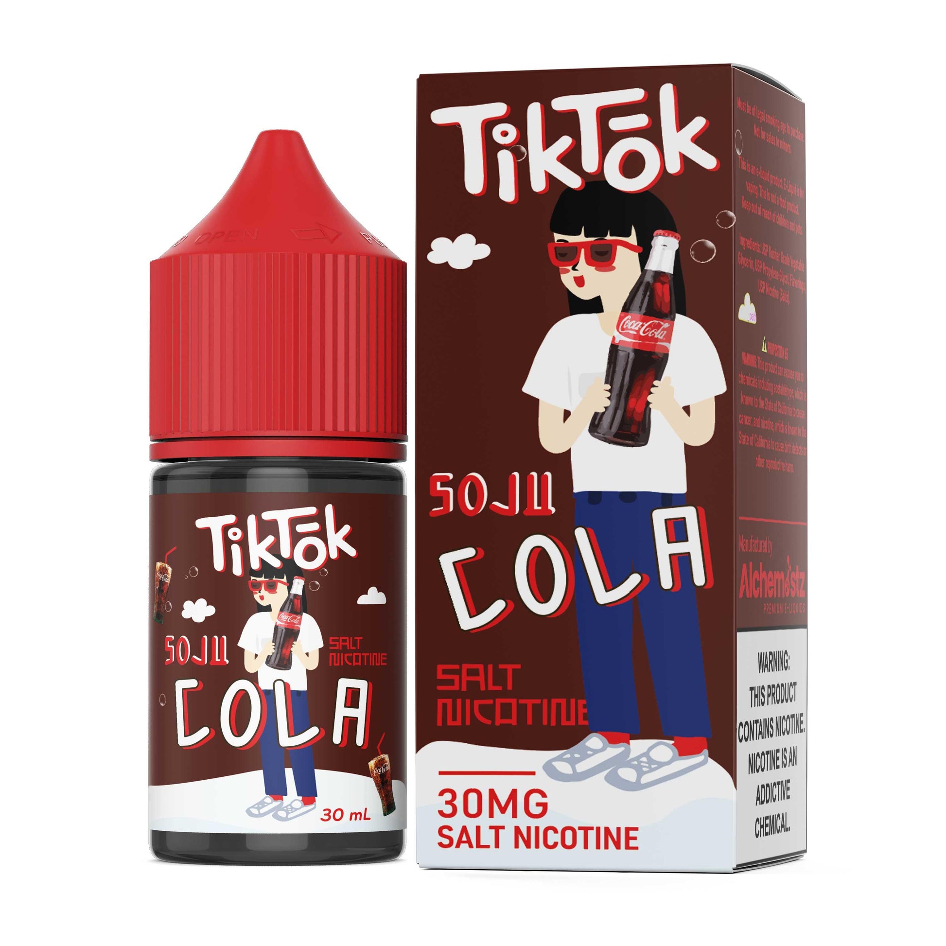 SaltNic - TikTok-TikTok E-Liquid-Soju Cola-30mg